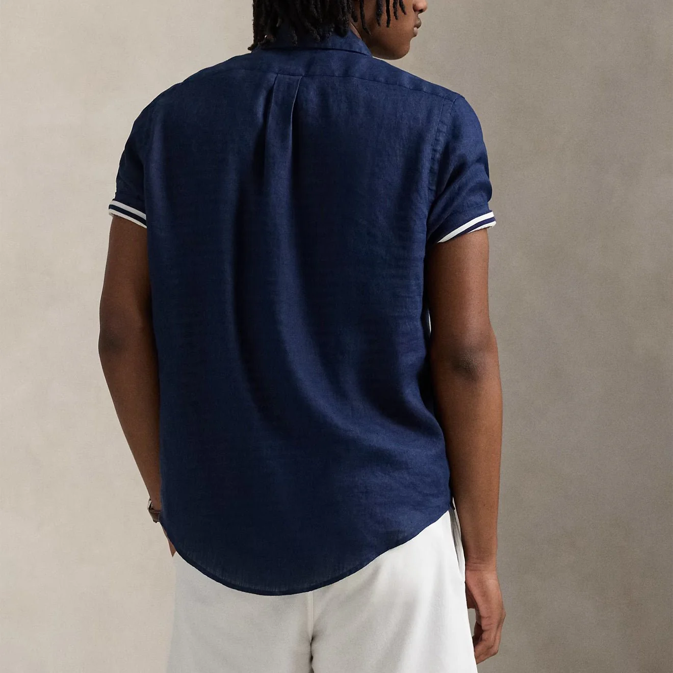 Polo Ralph Lauren Short Sleeve Sport Shirt Custom Newport Navy - Image 3