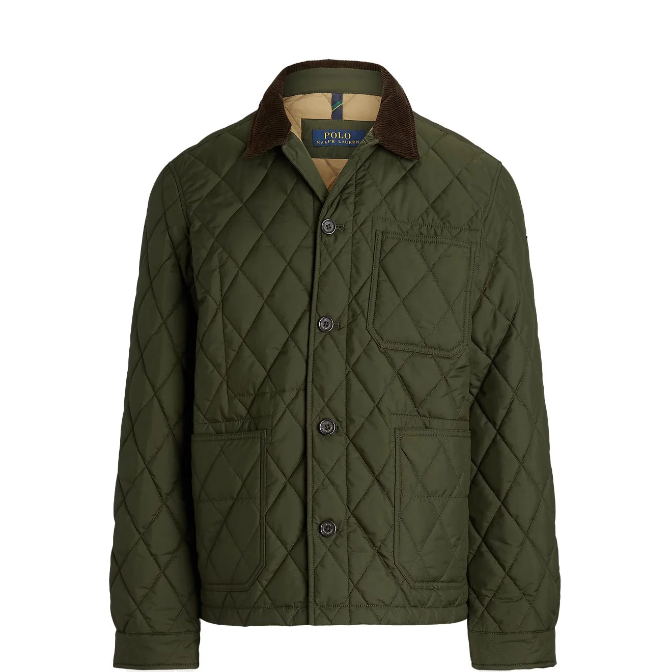 Polo Ralph Lauren The Beaton Quilted Jacket Company Olive