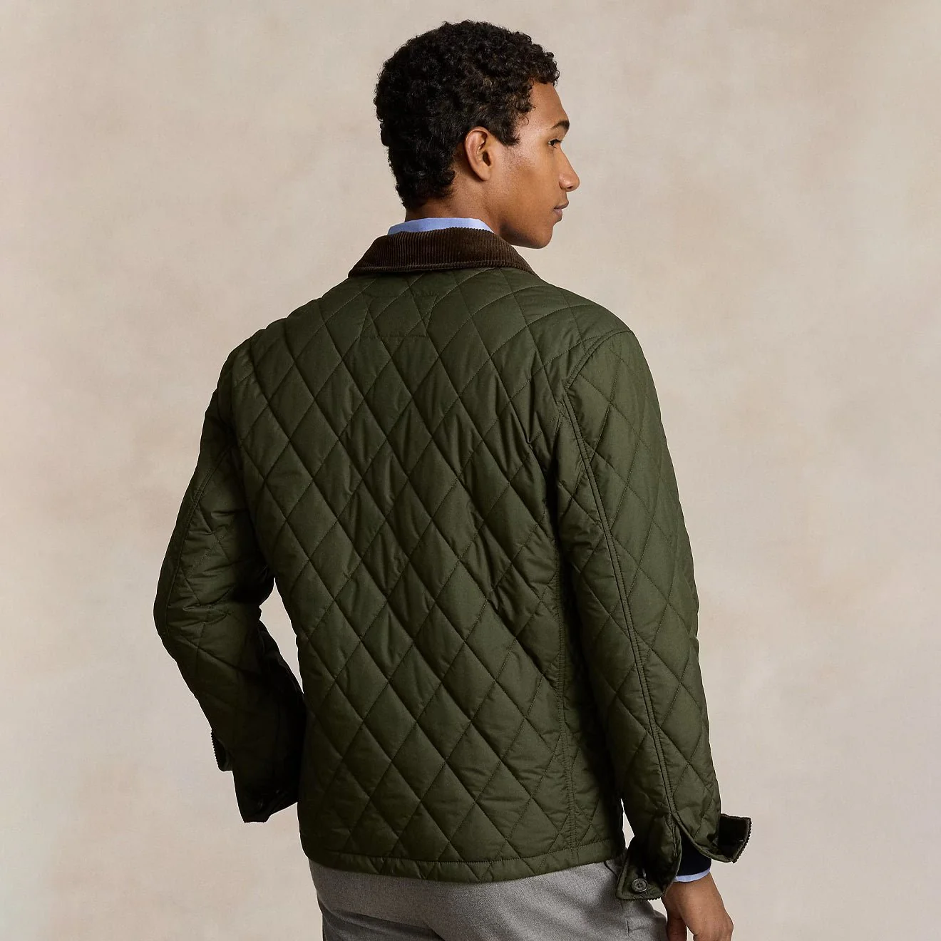 Polo Ralph Lauren The Beaton Quilted Jacket Company Olive - Image 2