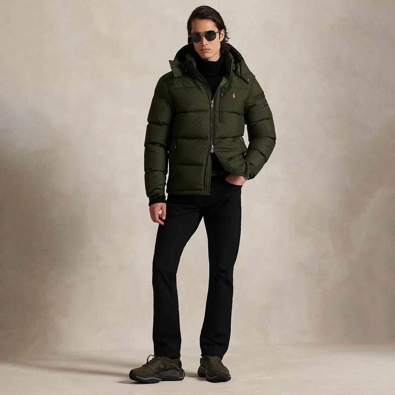 Polo Ralph Lauren The Gorham Down Jacket Company Olive - Image 2