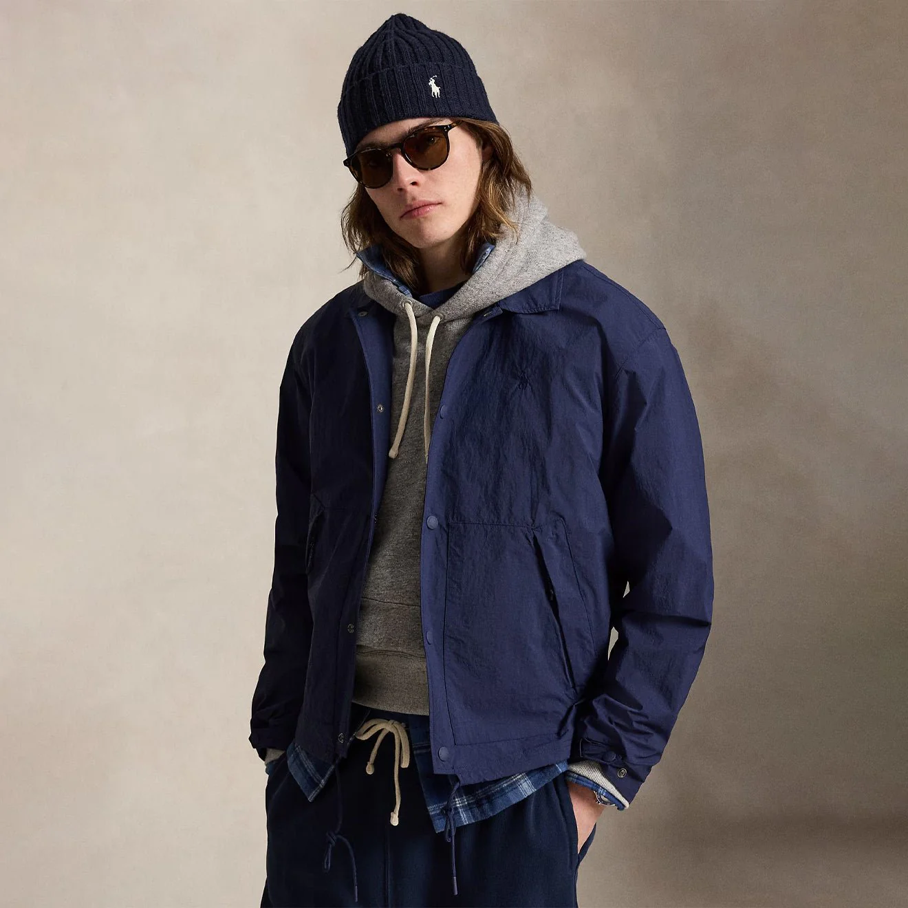 Polo Ralph Lauren The Hayford Coach Jacket Newport Navy - Image 2