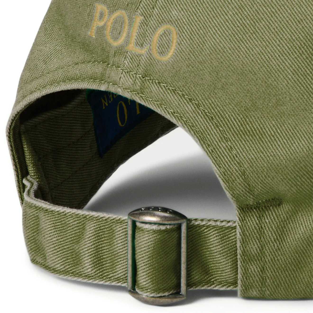 Polo Ralph Lauren The Iconic Cotton Chino Ball Cap Garden Trail / Cream - Image 3