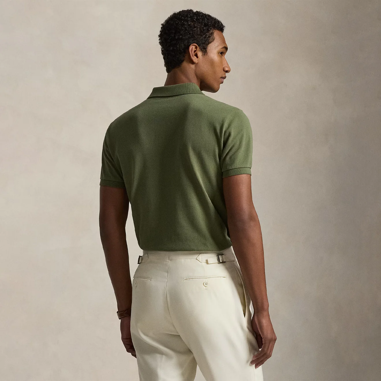 Polo Ralph Lauren The Iconic Mesh Polo Shirt Garden Trail - Image 4