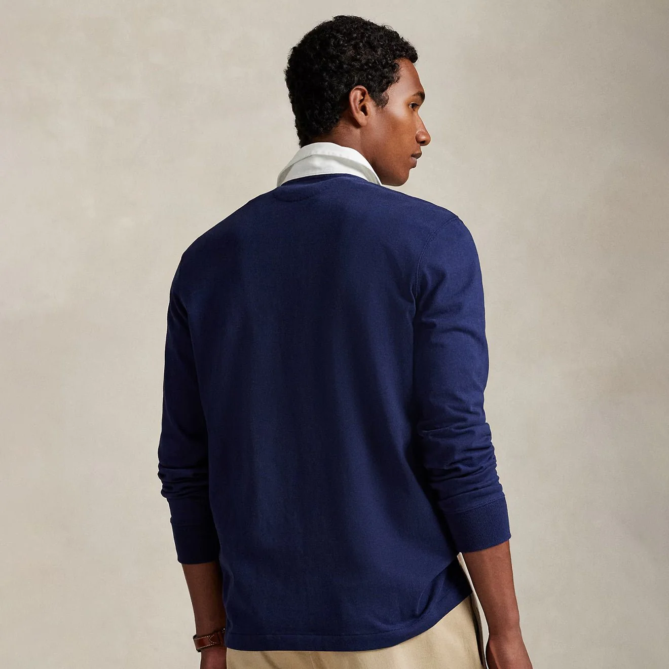 Polo Ralph Lauren The Iconic Rugby Shirt Newport Navy - Image 3