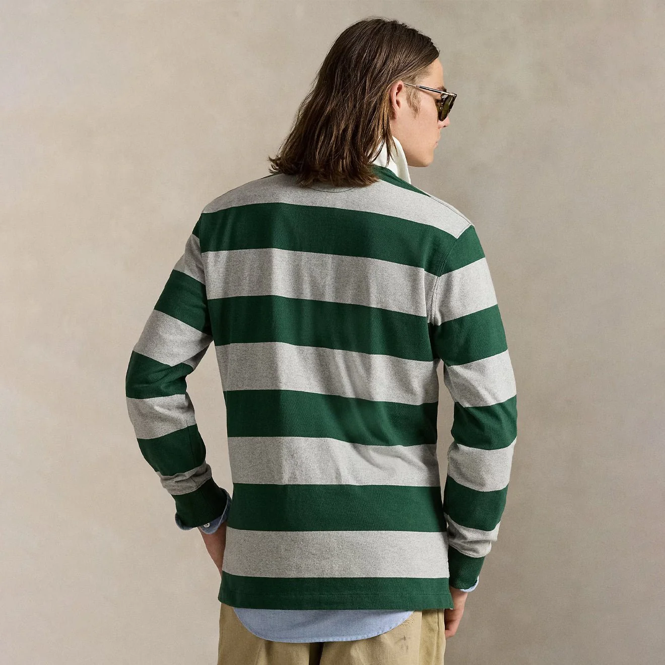 Polo Ralph Lauren The Iconic Rugby Shirt Vintage Pine / Andover Heather - Image 4