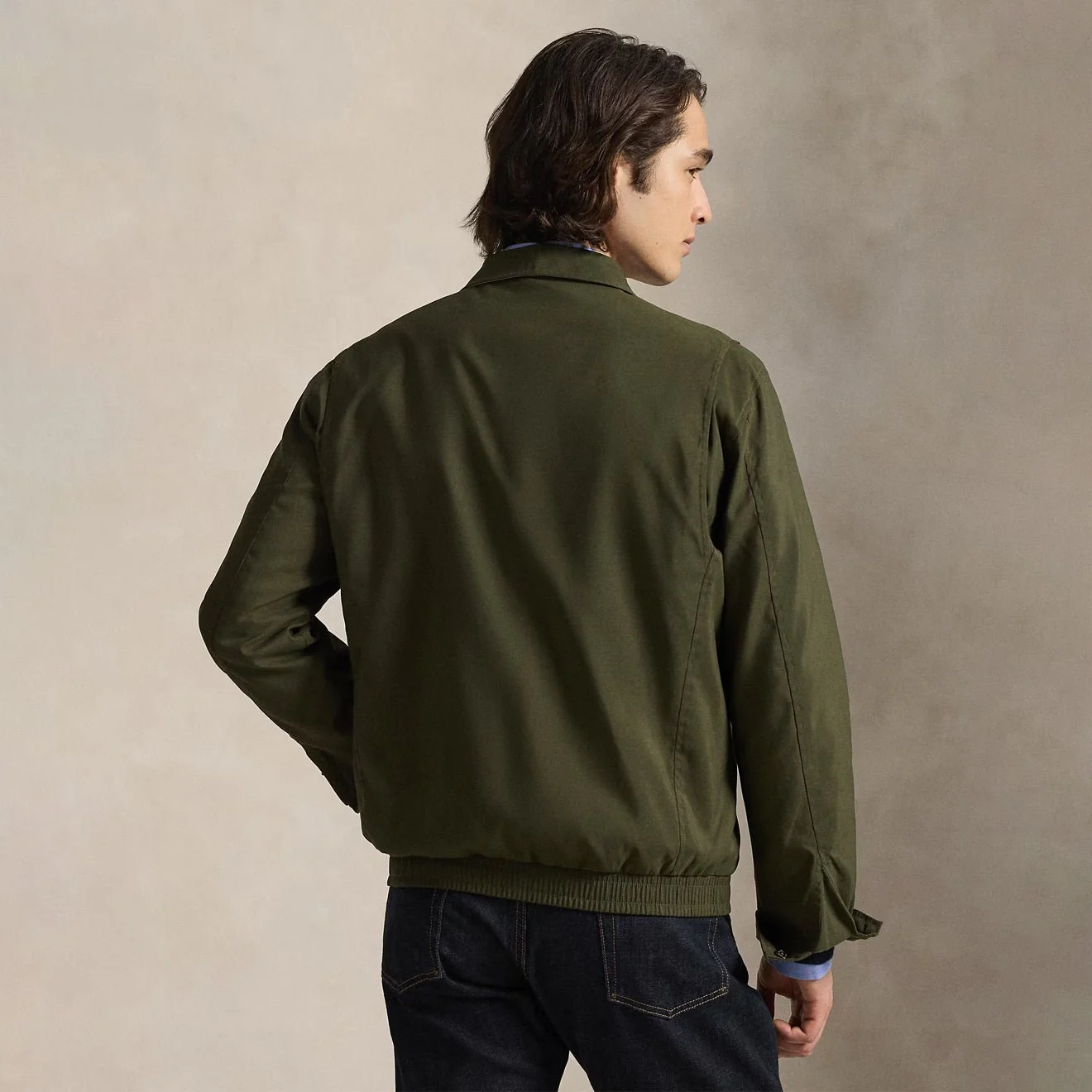 Polo Ralph Lauren Twill Bi-Swing Jacket Company Olive - Image 3