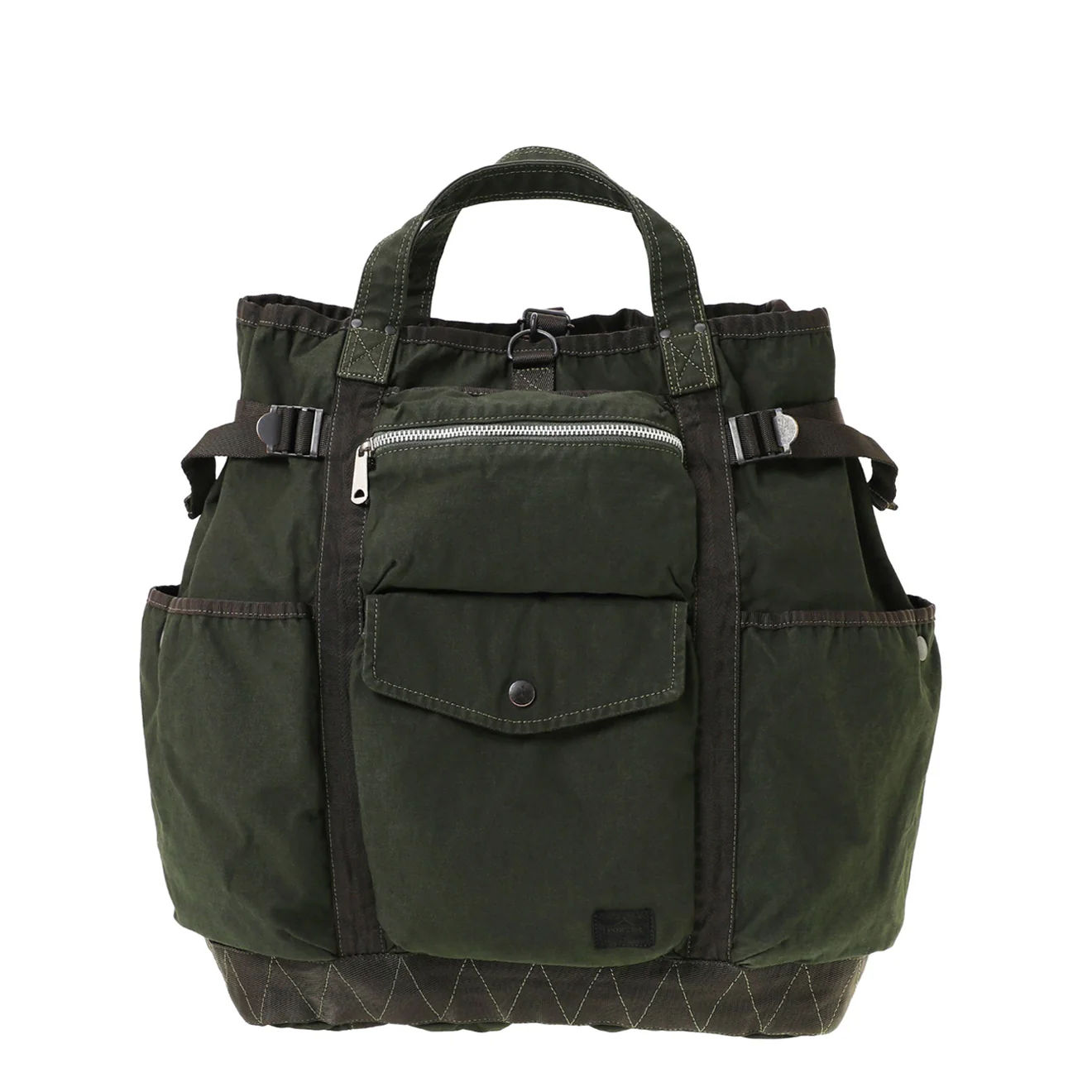 Porter-Yoshida and Co Crag 2 Way Rucksack Khaki