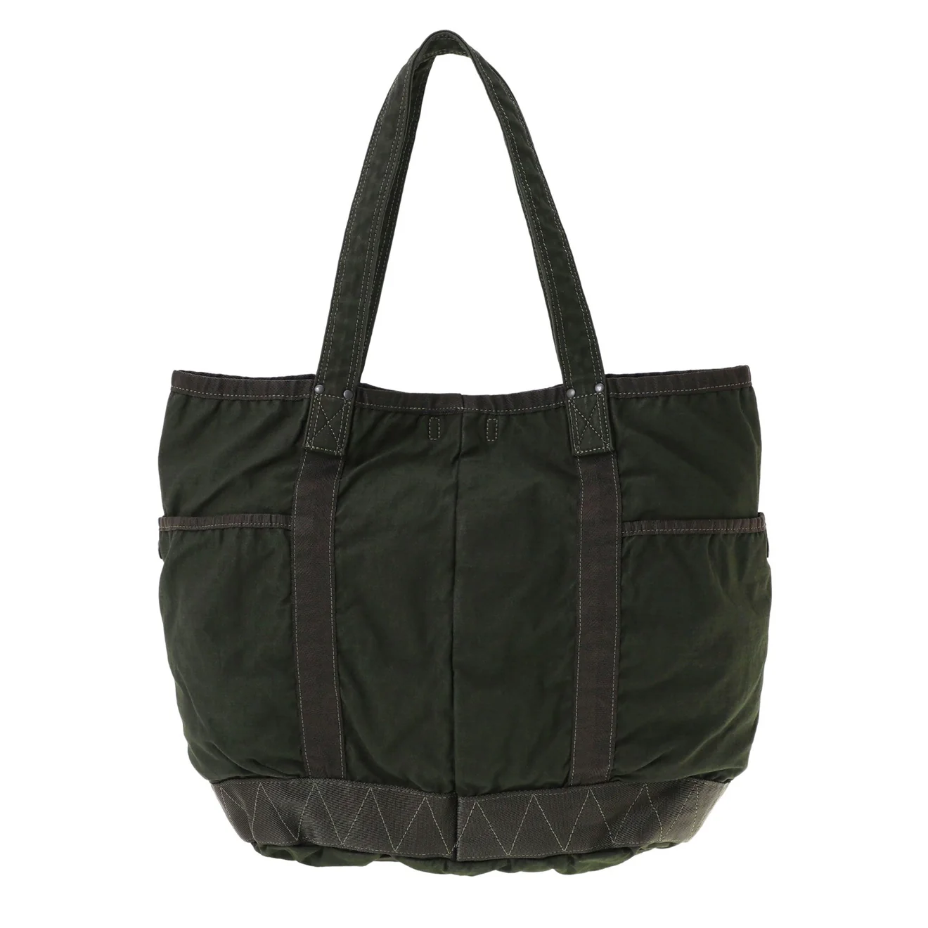 Porter-Yoshida and Co Crag Tote Bag Khaki - Image 2