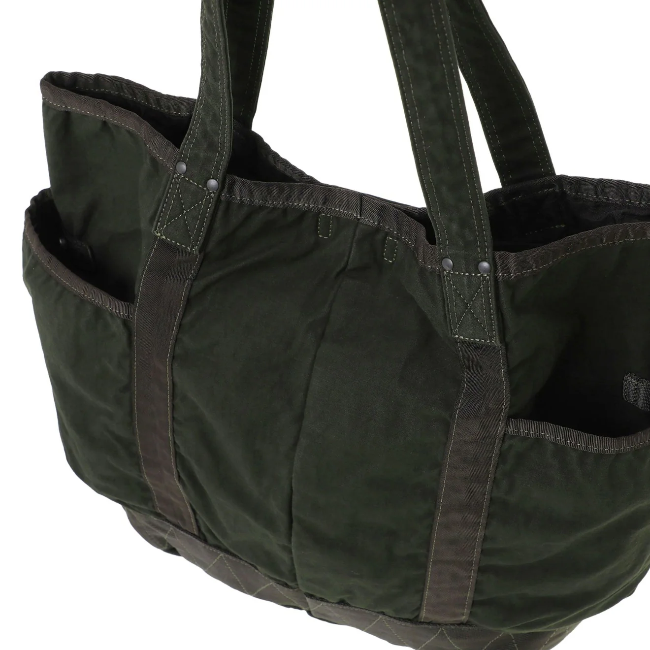 Porter-Yoshida and Co Crag Tote Bag Khaki - Image 7