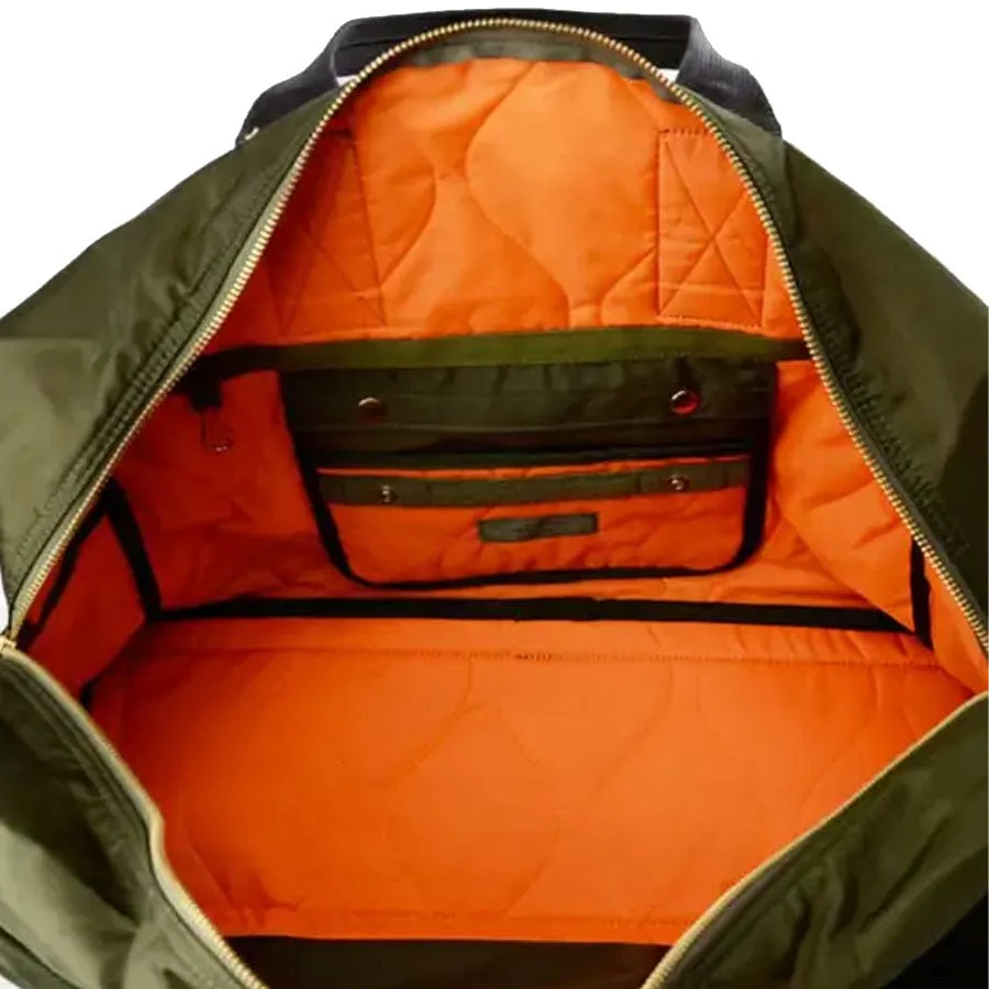 Porter-Yoshida and Co Force 2 Way Duffle Bag Olive Drab - Image 5
