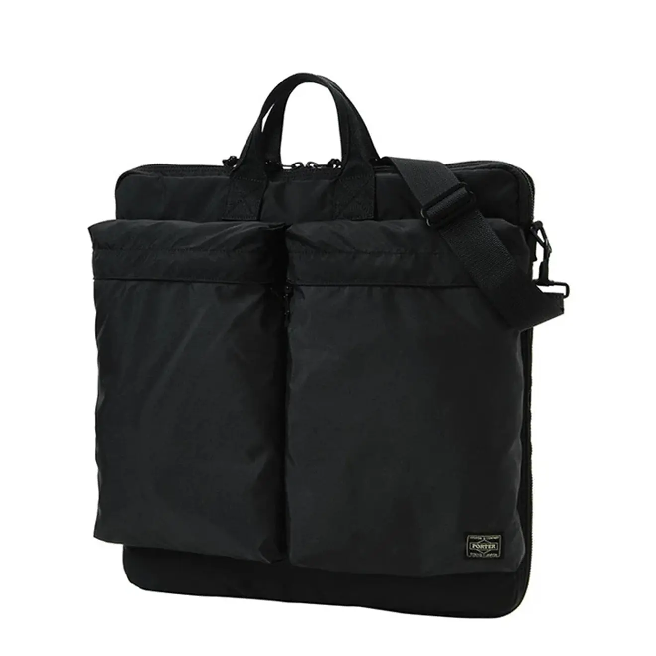 Porter-Yoshida and Co Force 2-Way Helmet Bag Black