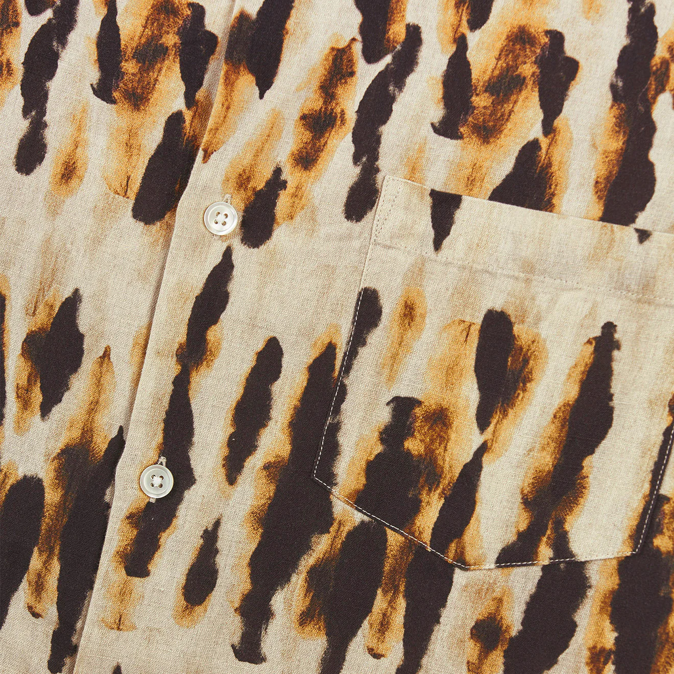 Portuguese Flannel Borra Shirt Mustard - Image 2