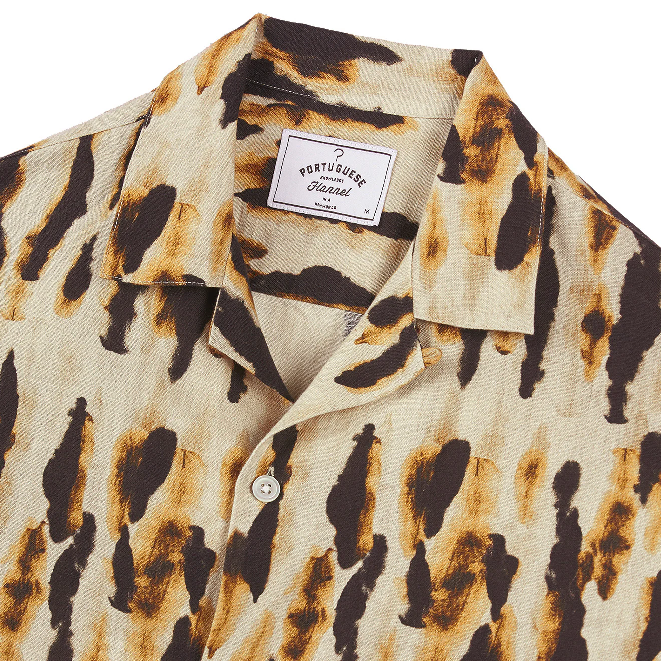 Portuguese Flannel Borra Shirt Mustard - Image 3