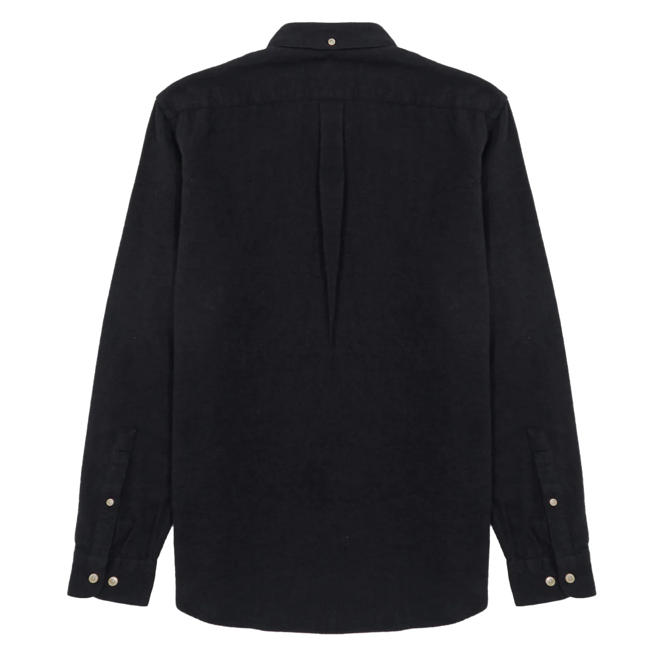 Portuguese Flannel Button Down Teca Shirt Dark Grey - Image 2