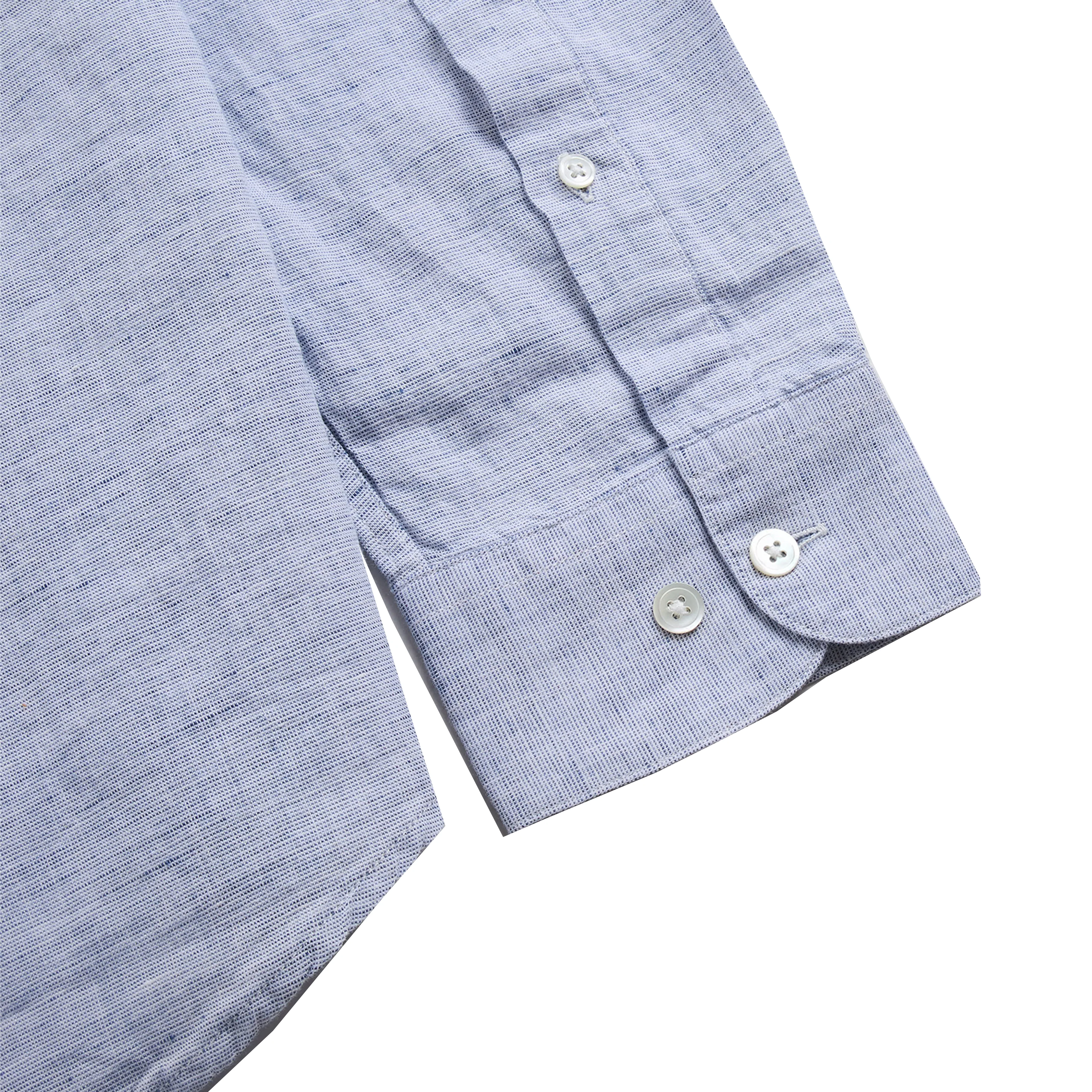 Portuguese Flannel Corg Shirt Light Grey - Image 3
