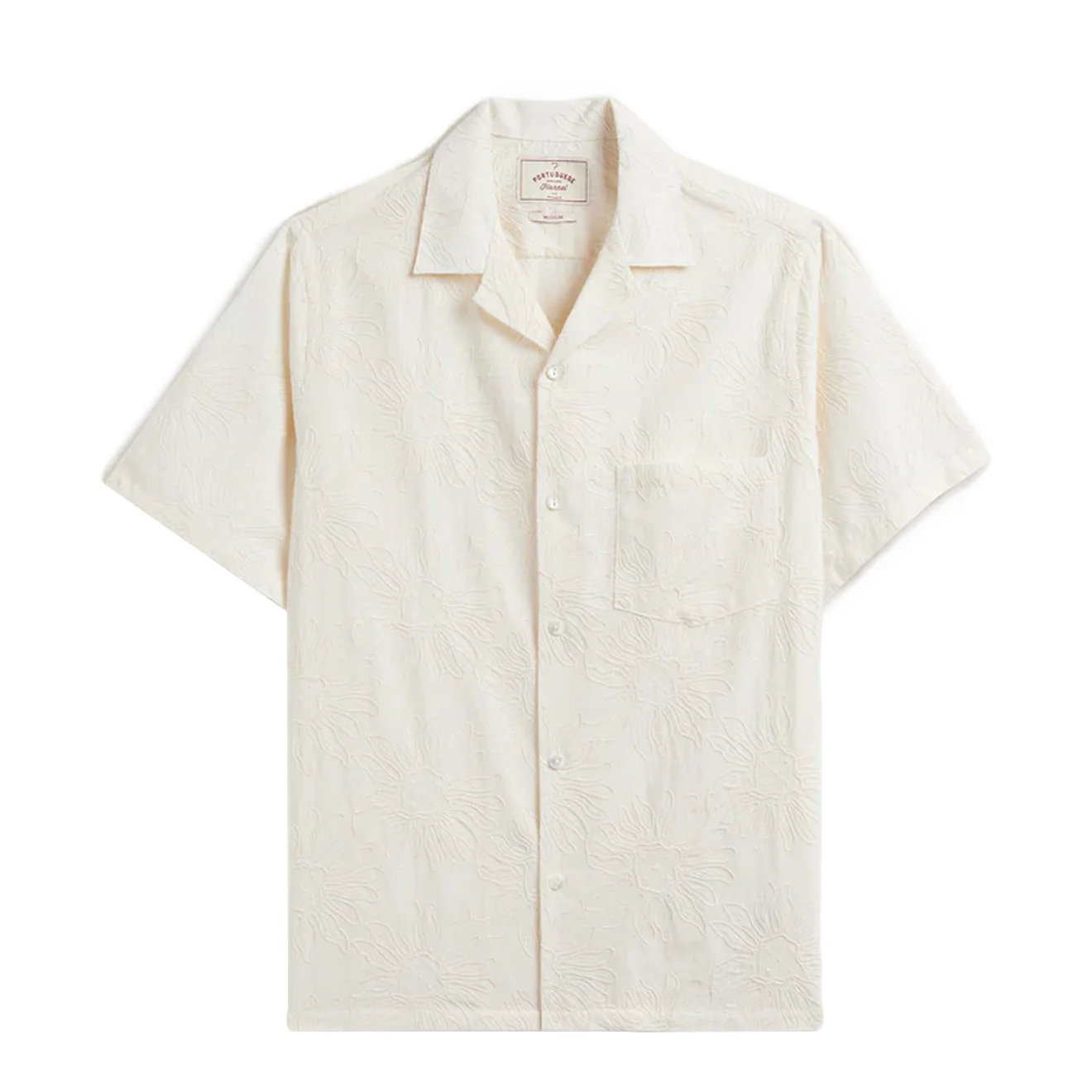 Portuguese Flannel Duke S/S Shirt Cream