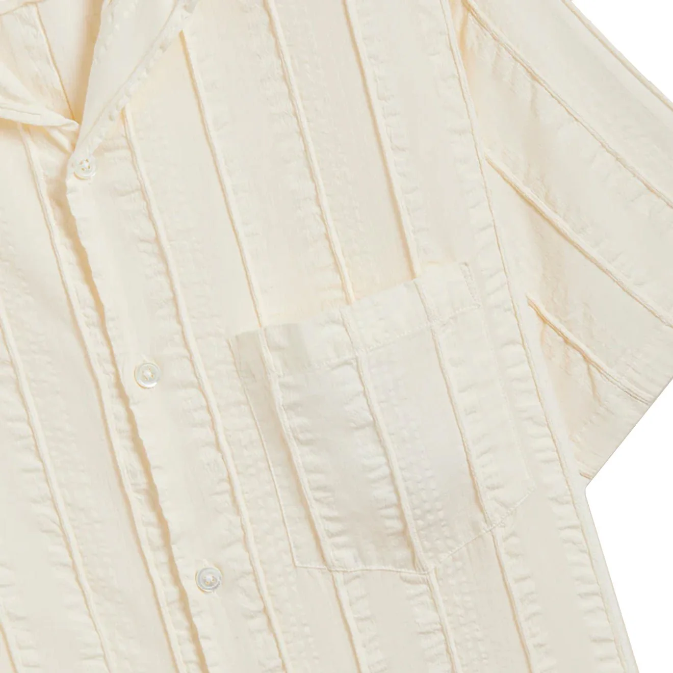 Portuguese Flannel Punta S/S shirt White - Image 3