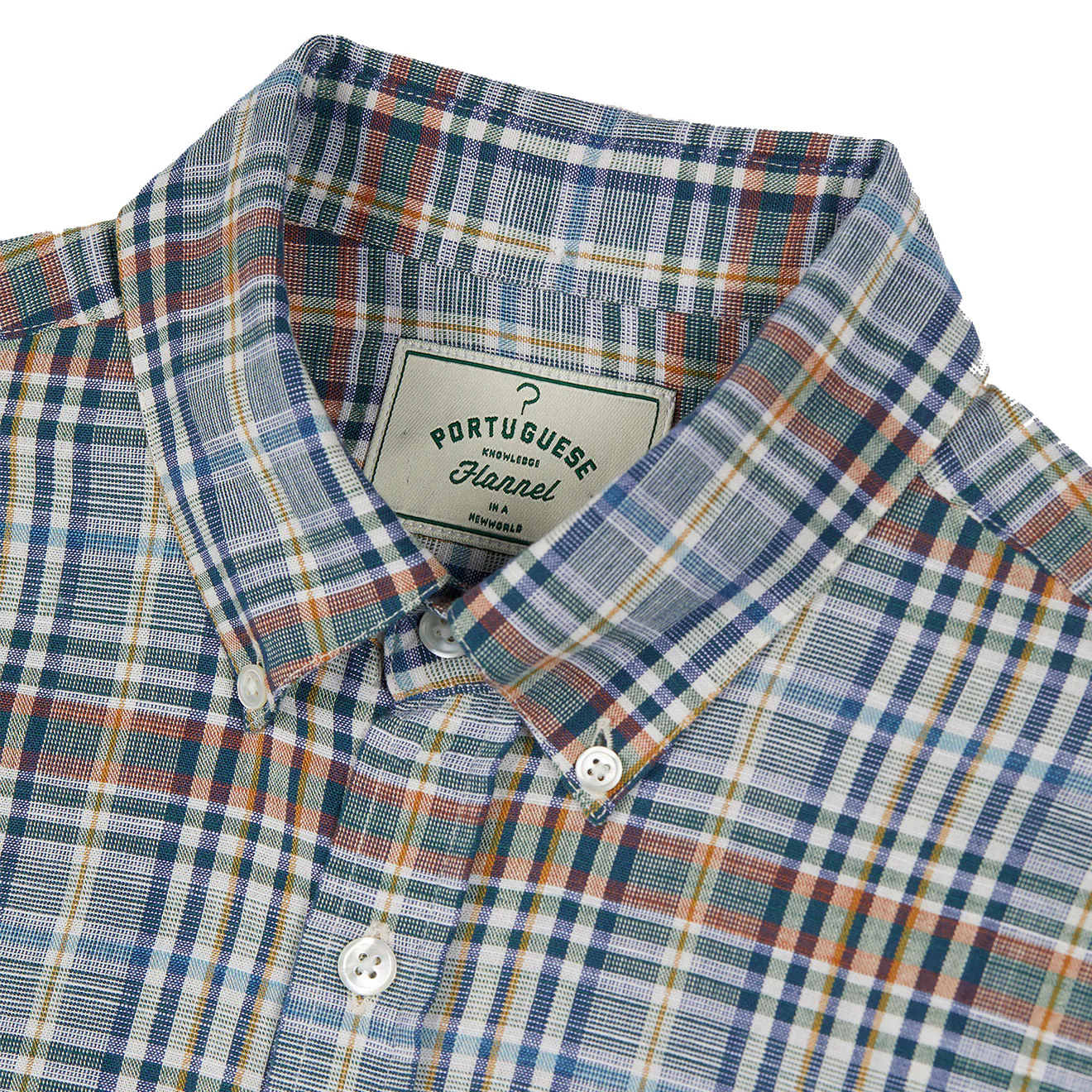 Portuguese Flannel Shirt Summer Plaid - Image 2