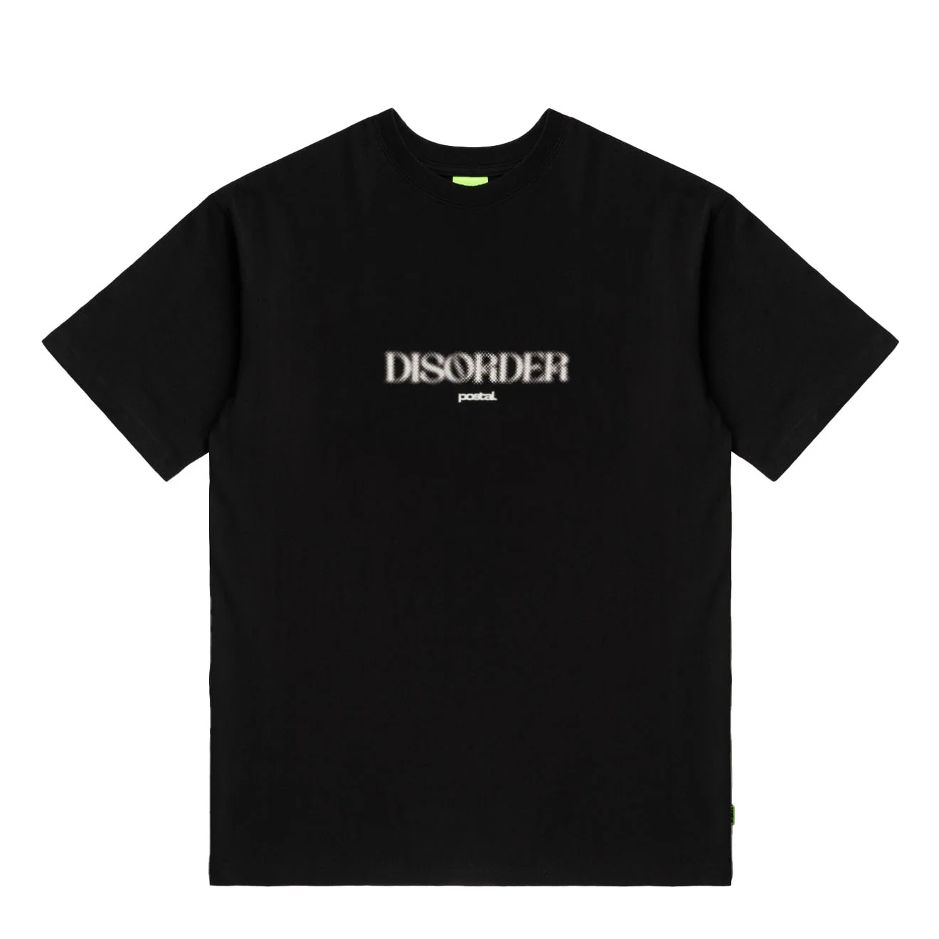Postal Disorder Print Back Print Tee Black