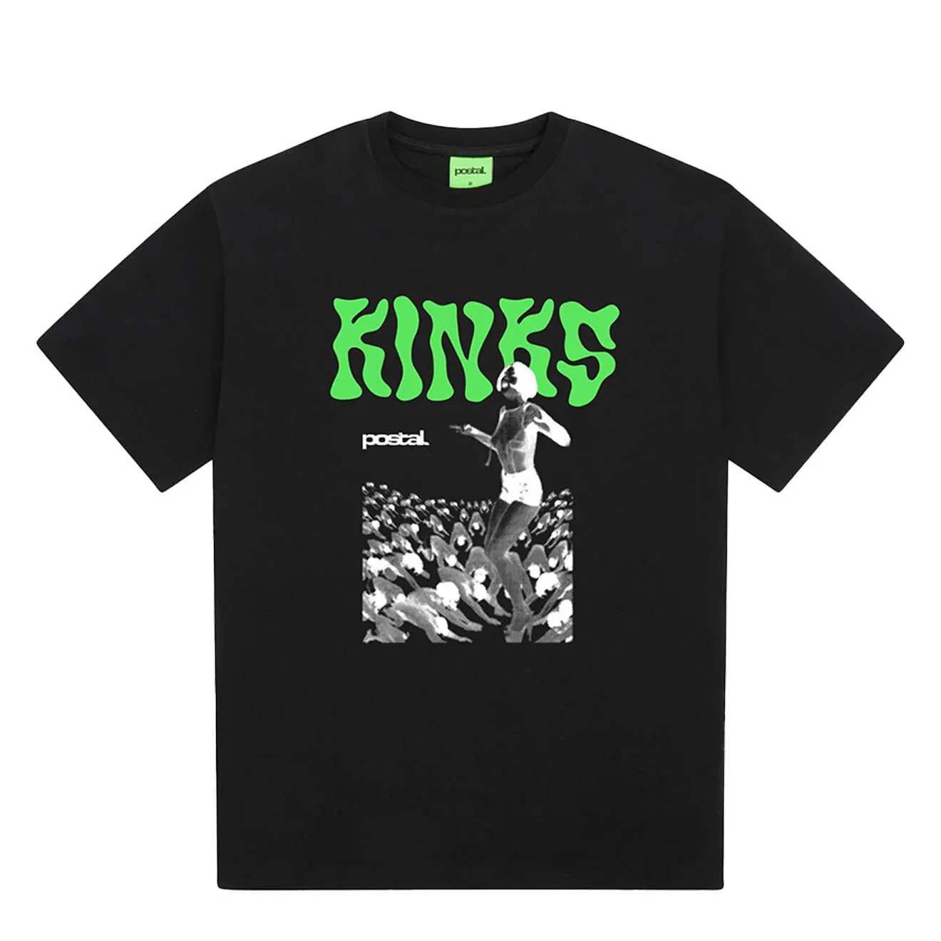 Postal Kinks Print Tee Black