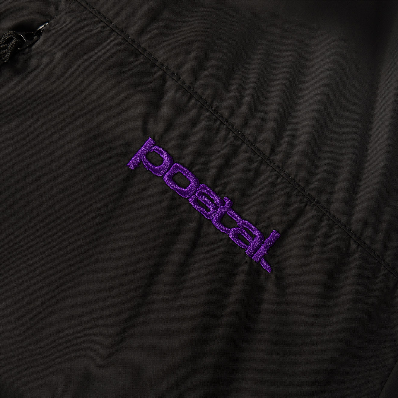 Postal Ledger Windbreaker Black - Image 3