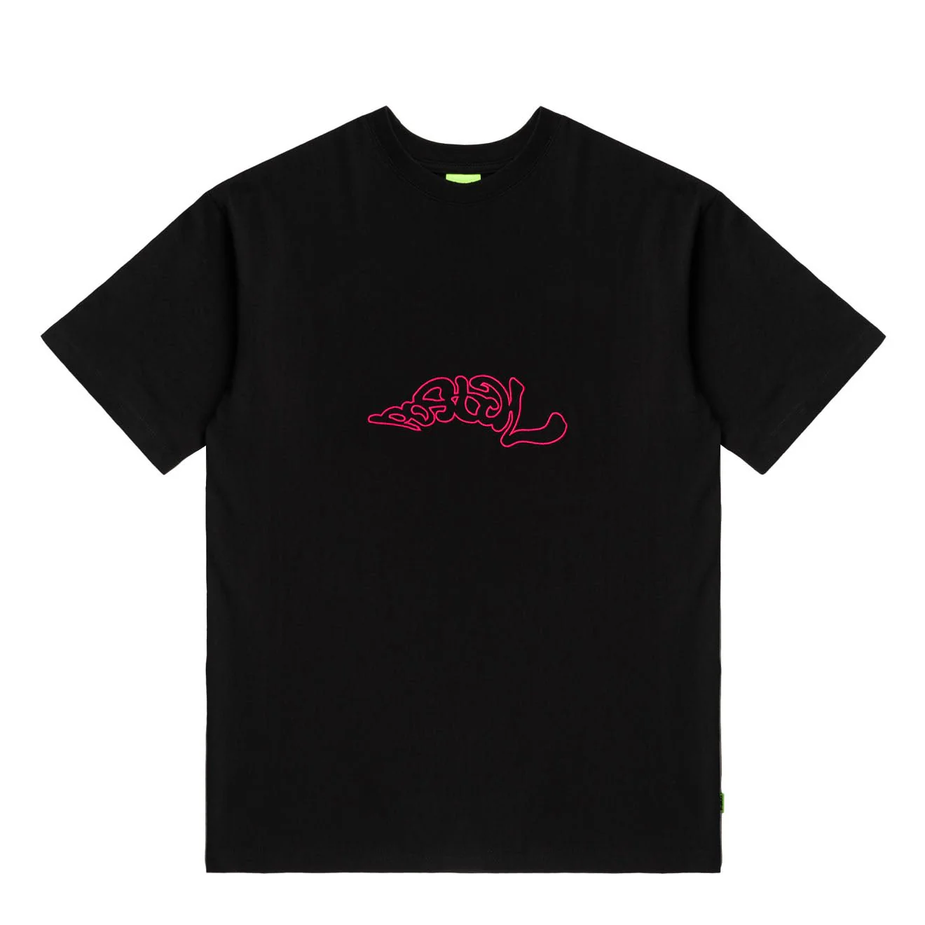 Postal Trip Outline Tee Black
