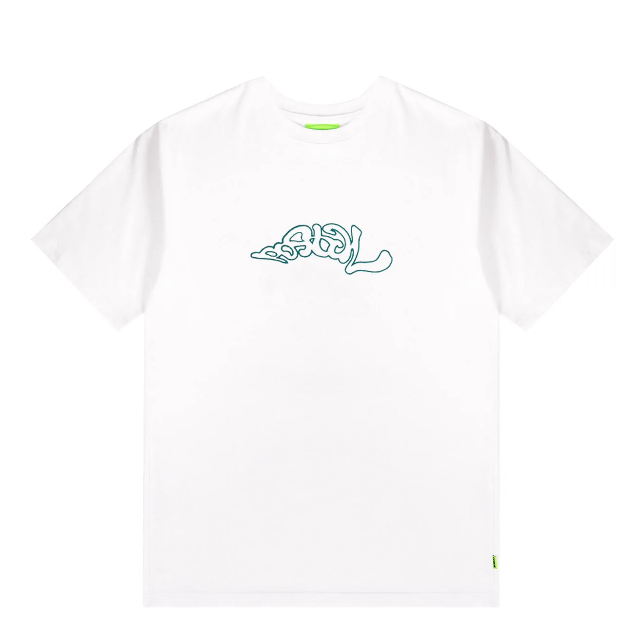 Postal Trip Outline Tee White