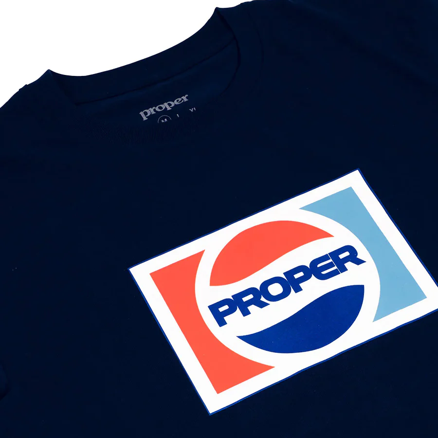 Proper Generation T Shirt - Navy - Image 2