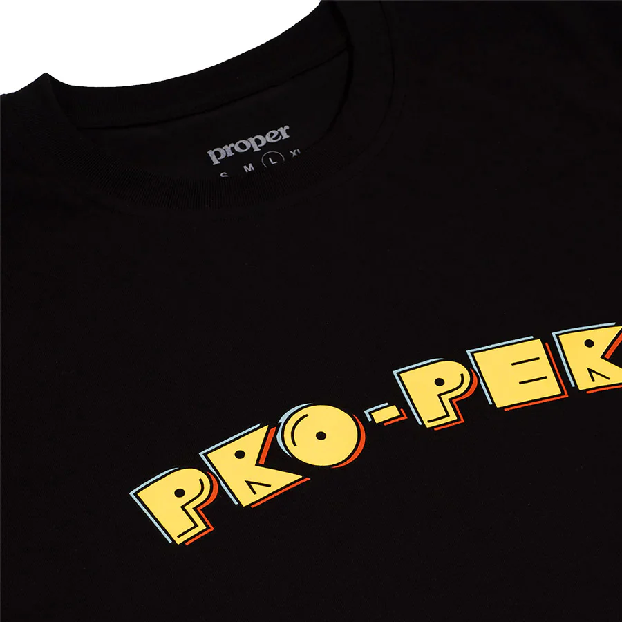 Proper Puck T Shirt - Black - Image 2