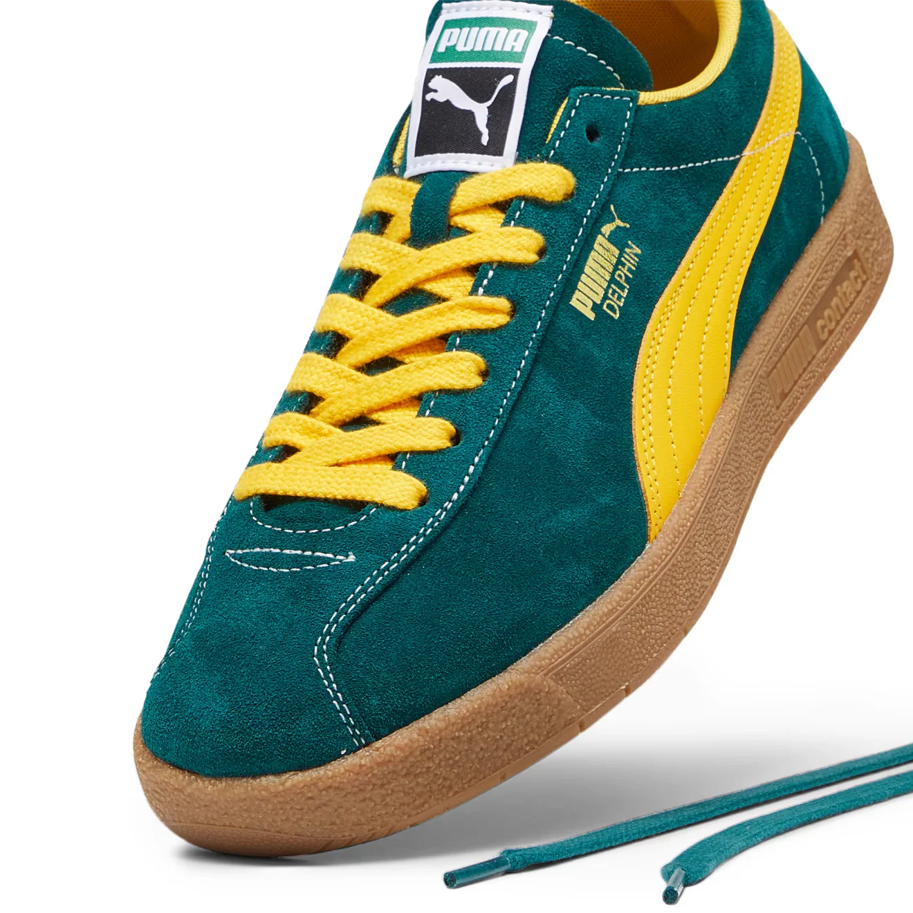 Puma Delphin Trainer Malachite / Yellow Sizzle - Image 6