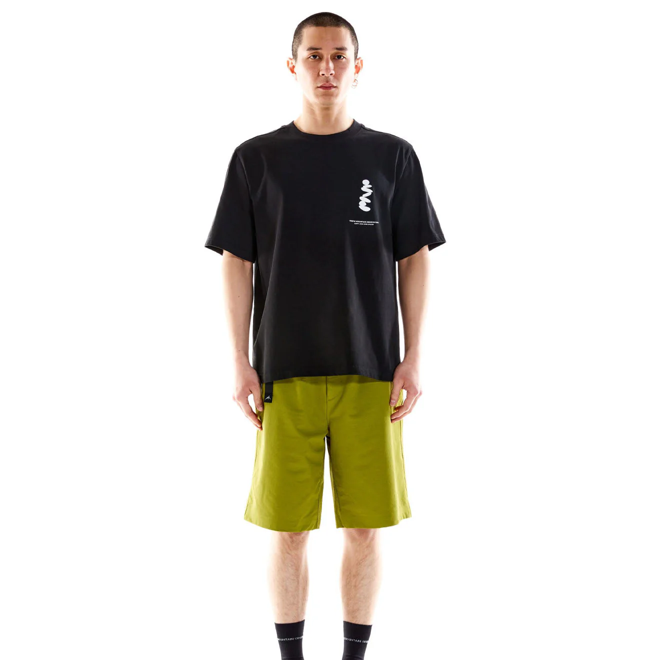 Purple Mountain Observatory Boulders S/S Tee Black - Image 5