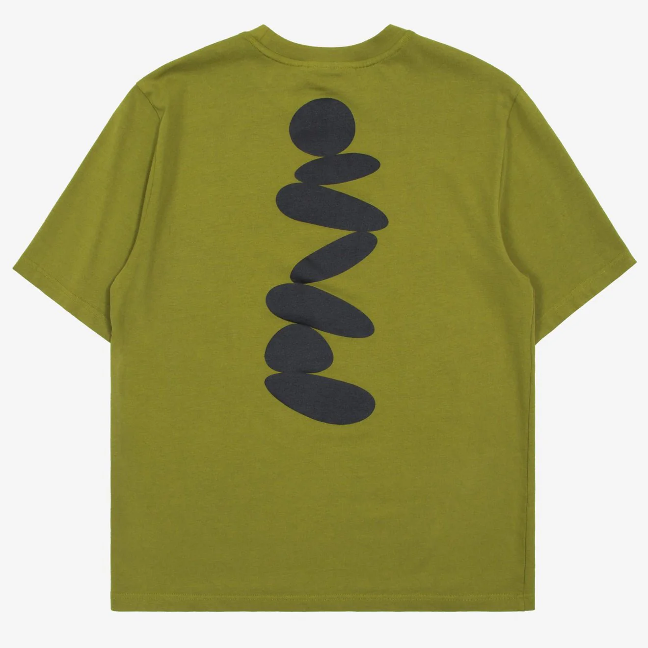 Purple Mountain Observatory Boulders S/S Tee Olive - Image 2