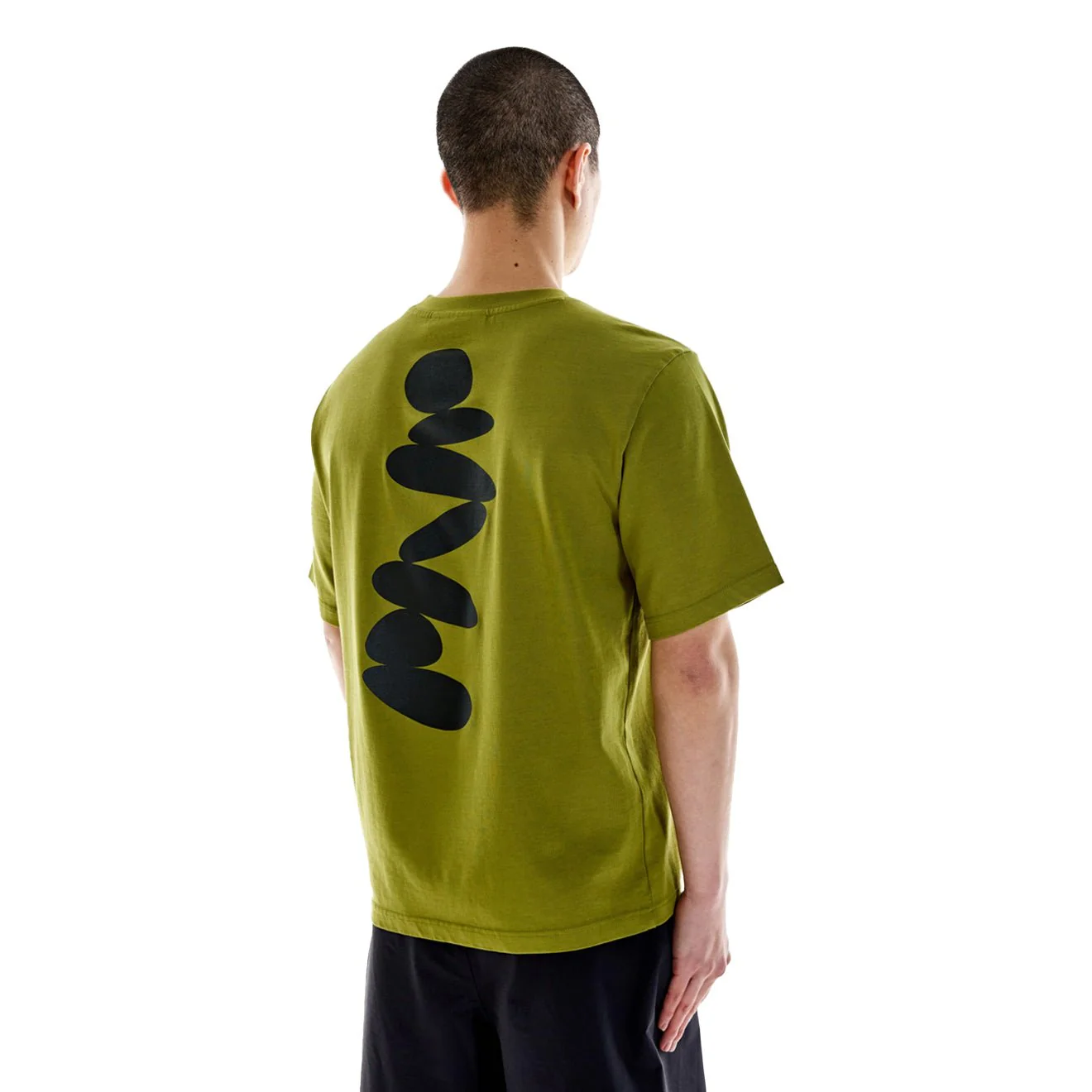 Purple Mountain Observatory Boulders S/S Tee Olive - Image 4