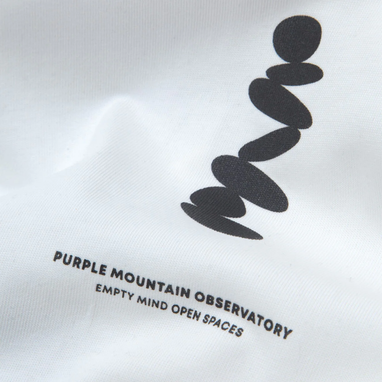 Purple Mountain Observatory Boulders S/S Tee White - Image 3