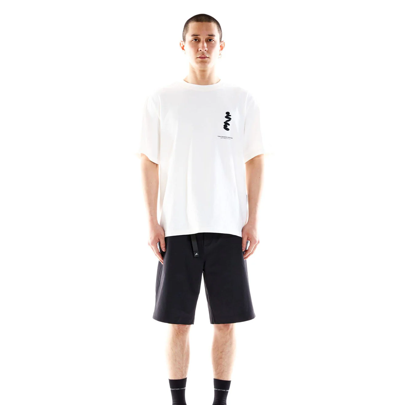 Purple Mountain Observatory Boulders S/S Tee White - Image 5