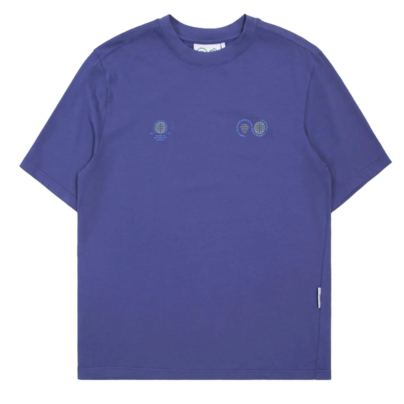 Purple Mountain Observatory Globe S/S Tee Indigo