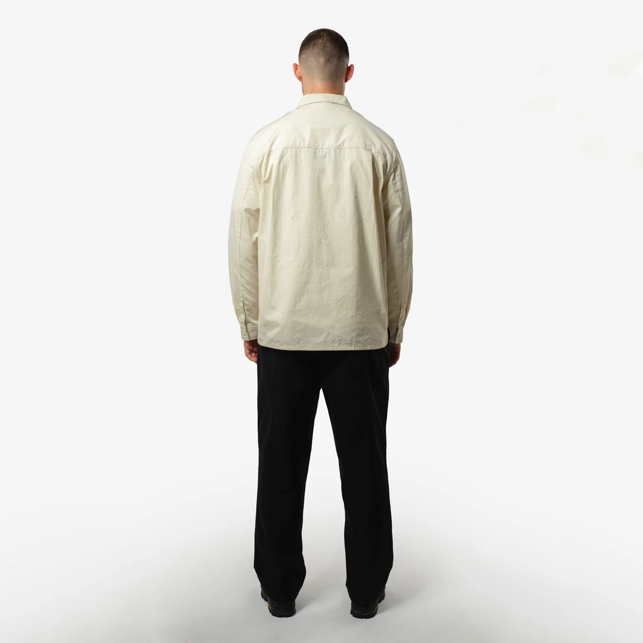 Purple Mountain Observatory L/S Trail Shirt Overshirt Cream - Image 4