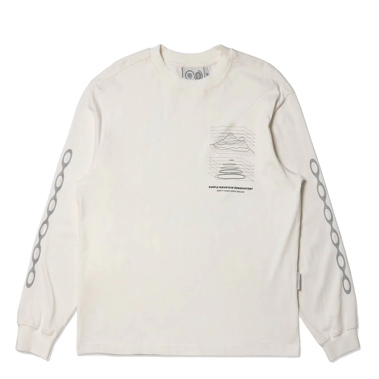 Purple Mountain Observatory Map Projections LS Tee White