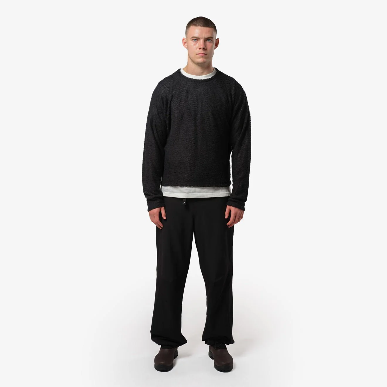 Purple Mountain Observatory Polartec Alpha Pullover Black - Image 3