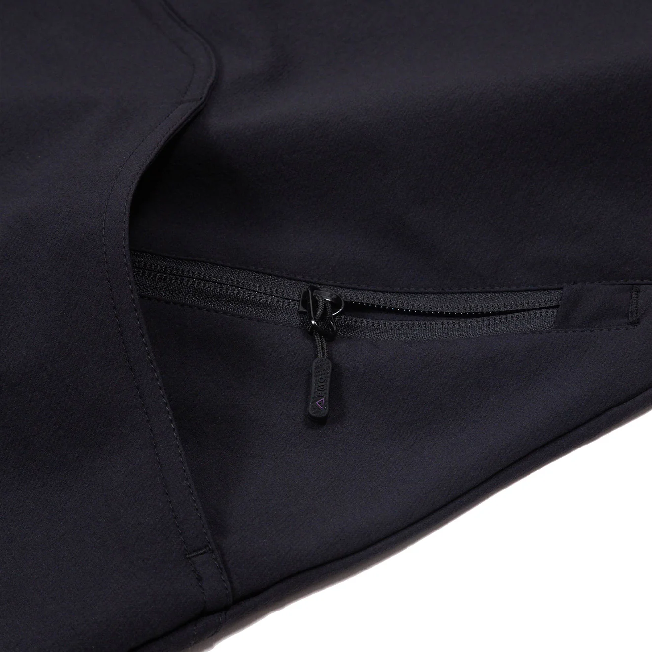 Purple Mountain Observatory Soft Shell Advanded Funnel Jacket Black - Image 3