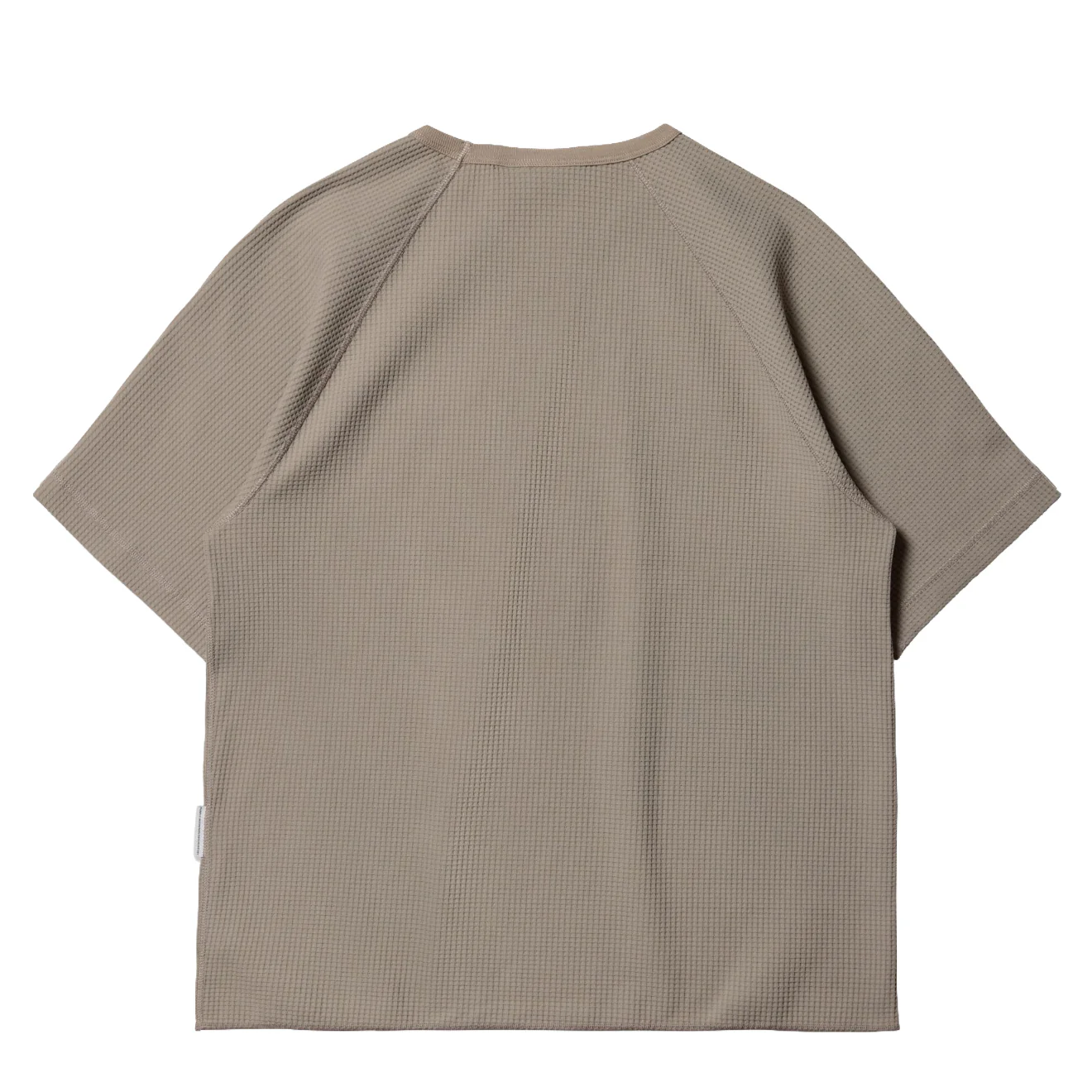 Purple Mountain Observatory Waffle SS Crew T-Shirt Concrete - Image 2