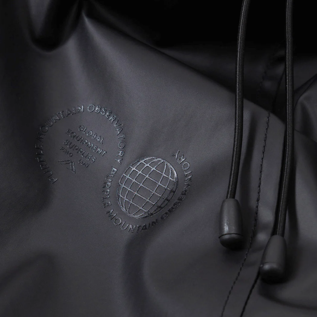 Purple Mountain Observatory Waxed Elements Jacket Black - Image 6