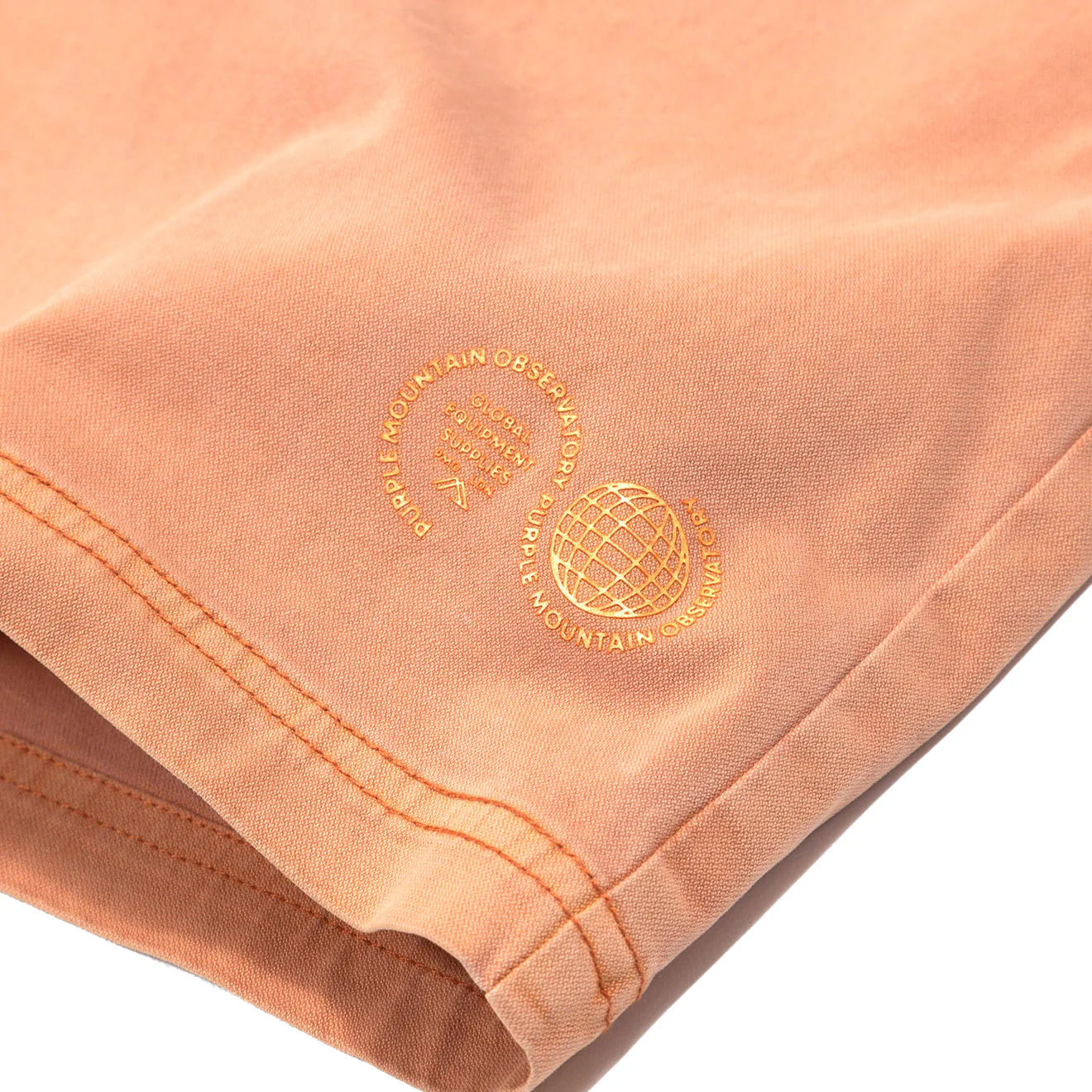 Purple Mountain Observatory Wide Leg Trek Cotton Short Burnt Peach - Image 3