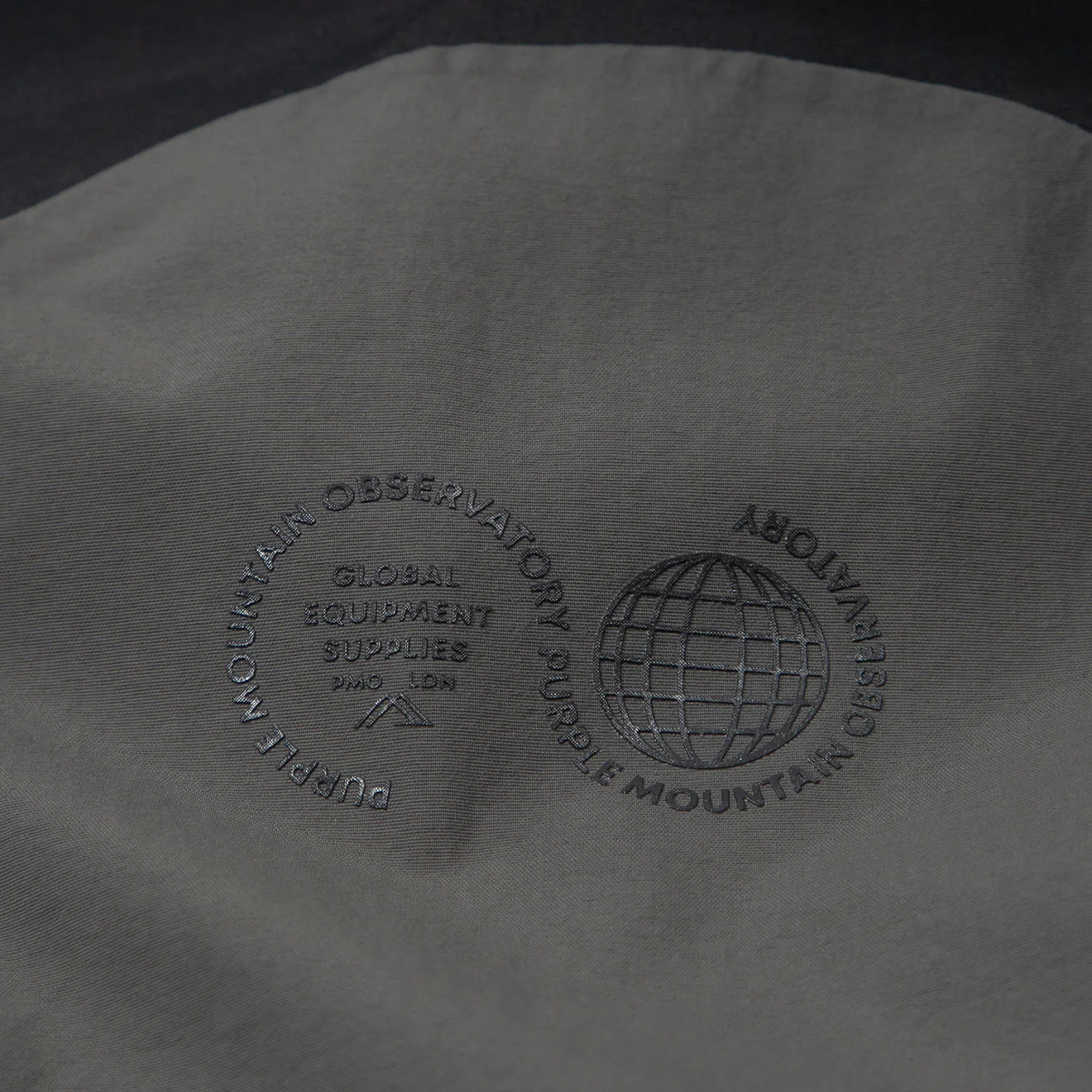 Purple Mountain Observatory Climate Hooded Jacket Black - Image 5