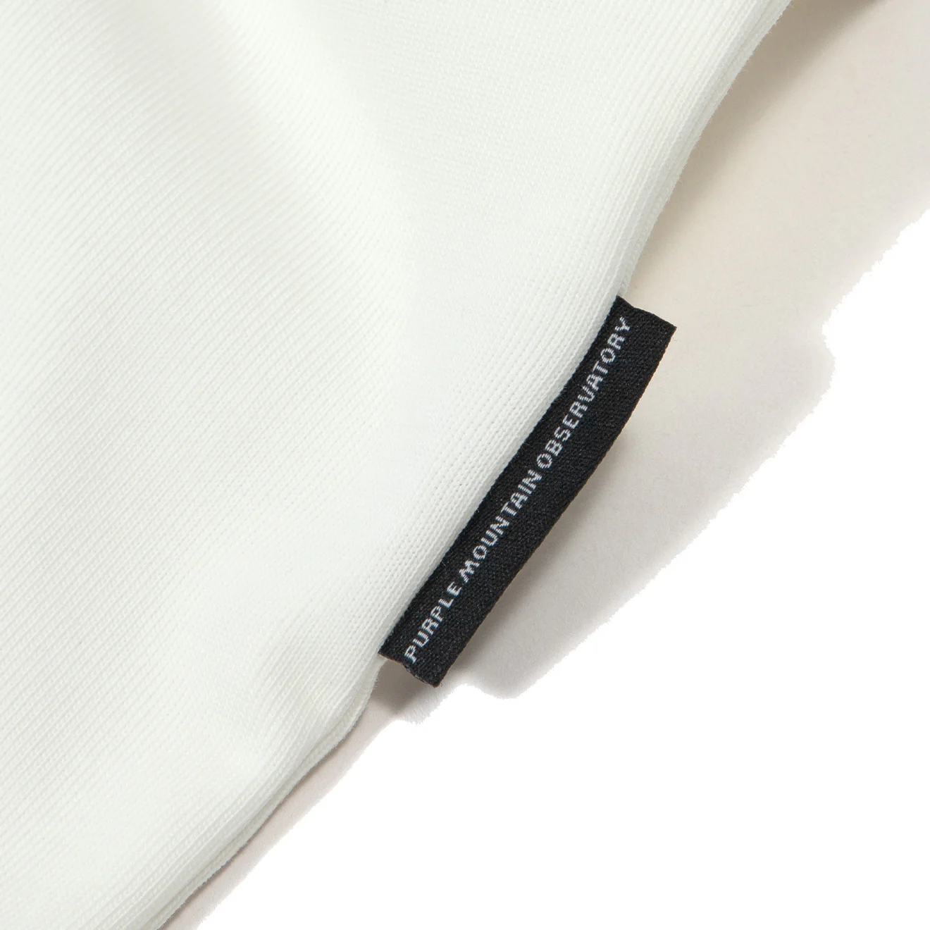 Purple Mountain Observatory Tonal Logo S/S Tee White - Image 4