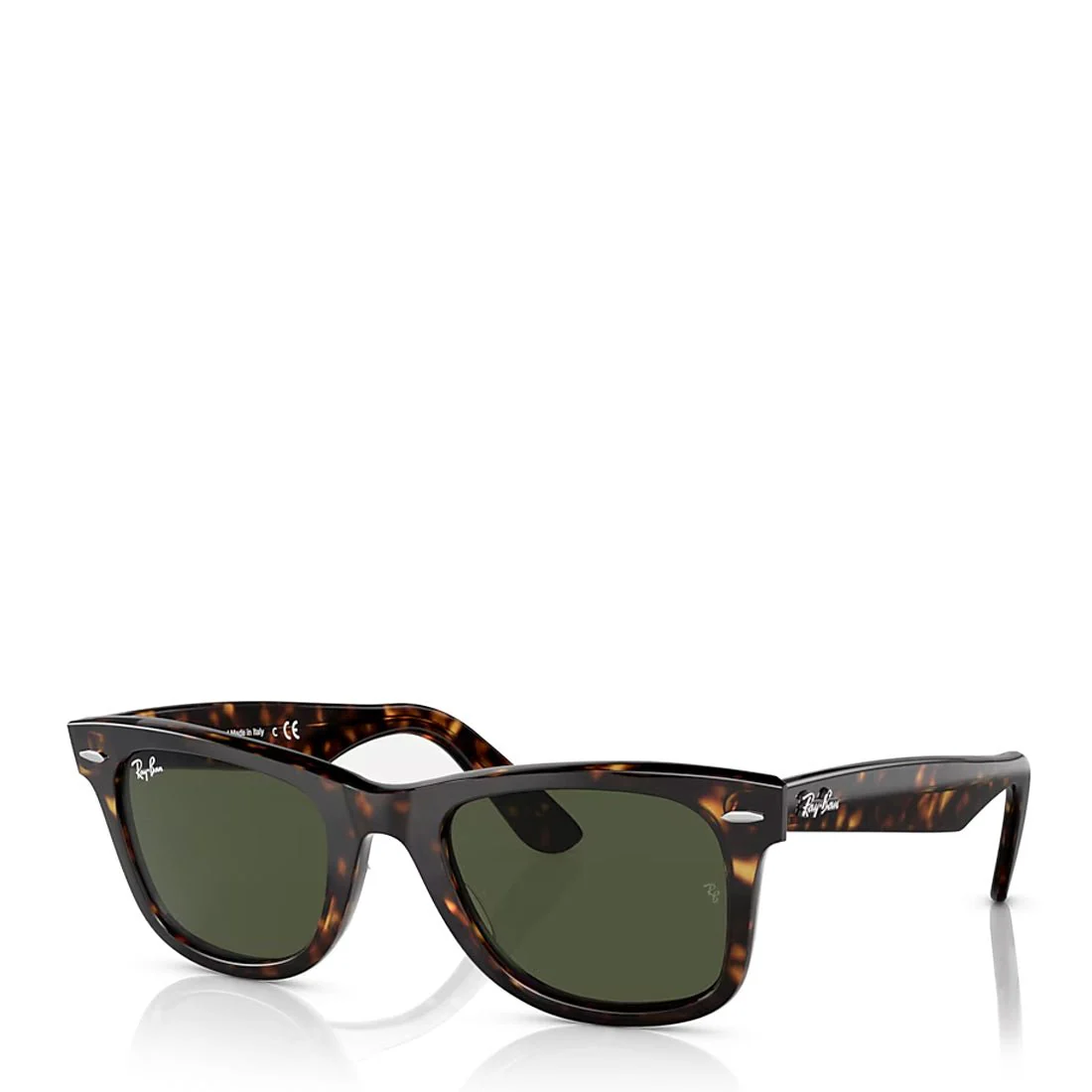 Ray-Ban 135931 50 Original Wayfarer Bio-Based Sunglasses Polished Havana - Image 2
