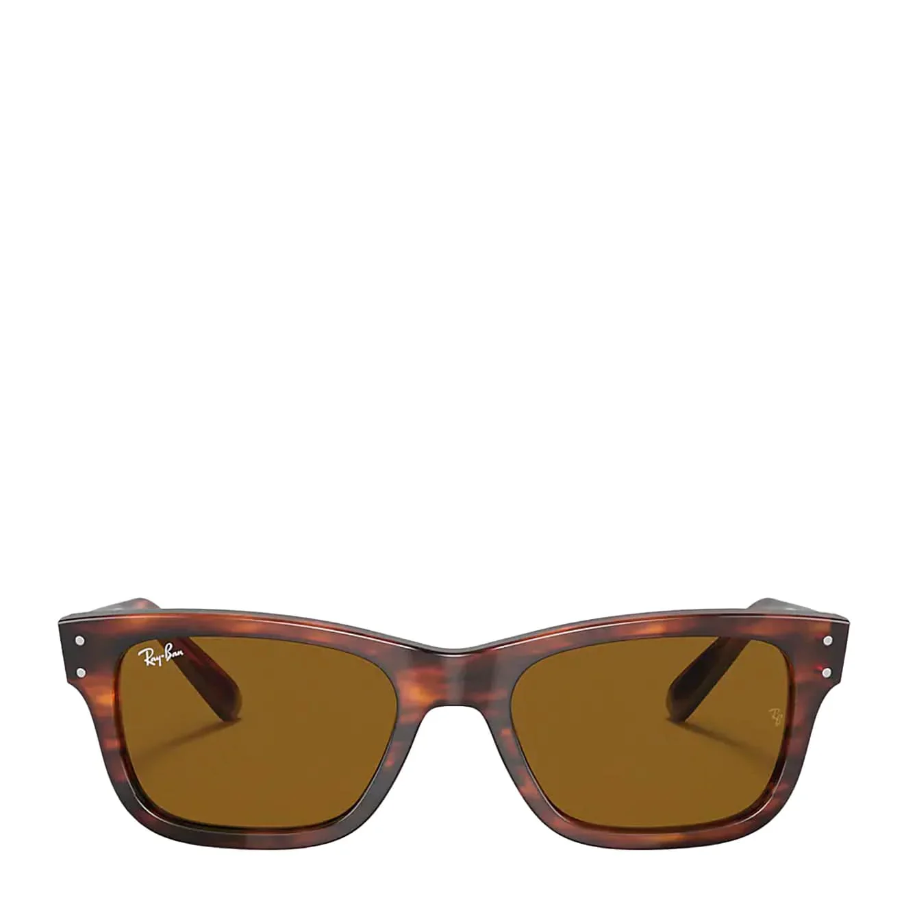 Ray-Ban Mr Burbank RB2283 Sunglasses Striped Havana / Brown