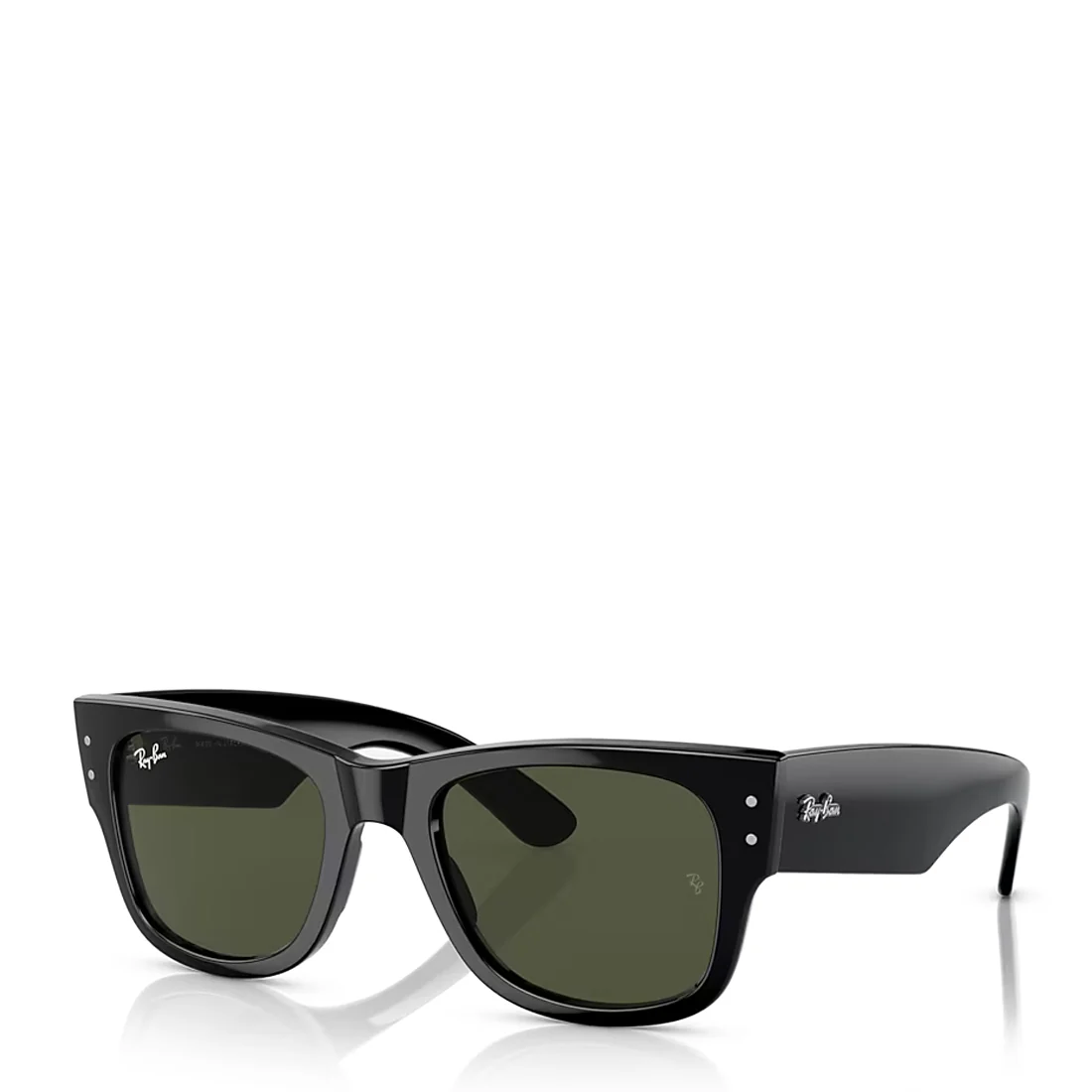 Ray-Ban RB0840S 901/31 51 Mega Wayfarer Sunglasses Polished Black - Image 2
