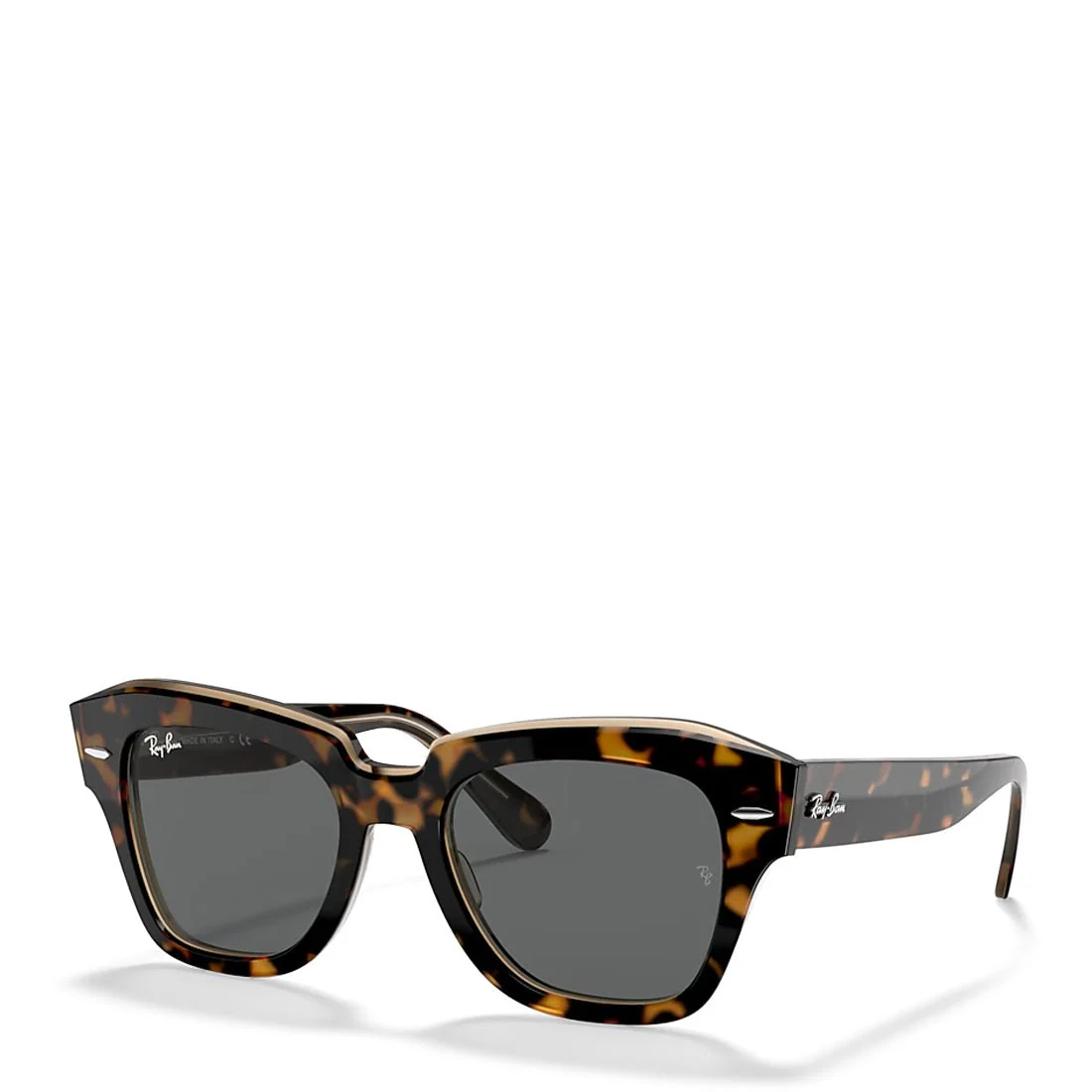 Ray-Ban RB2186 1292B1 49 State Street Sunglasses Polished Havana - Image 2