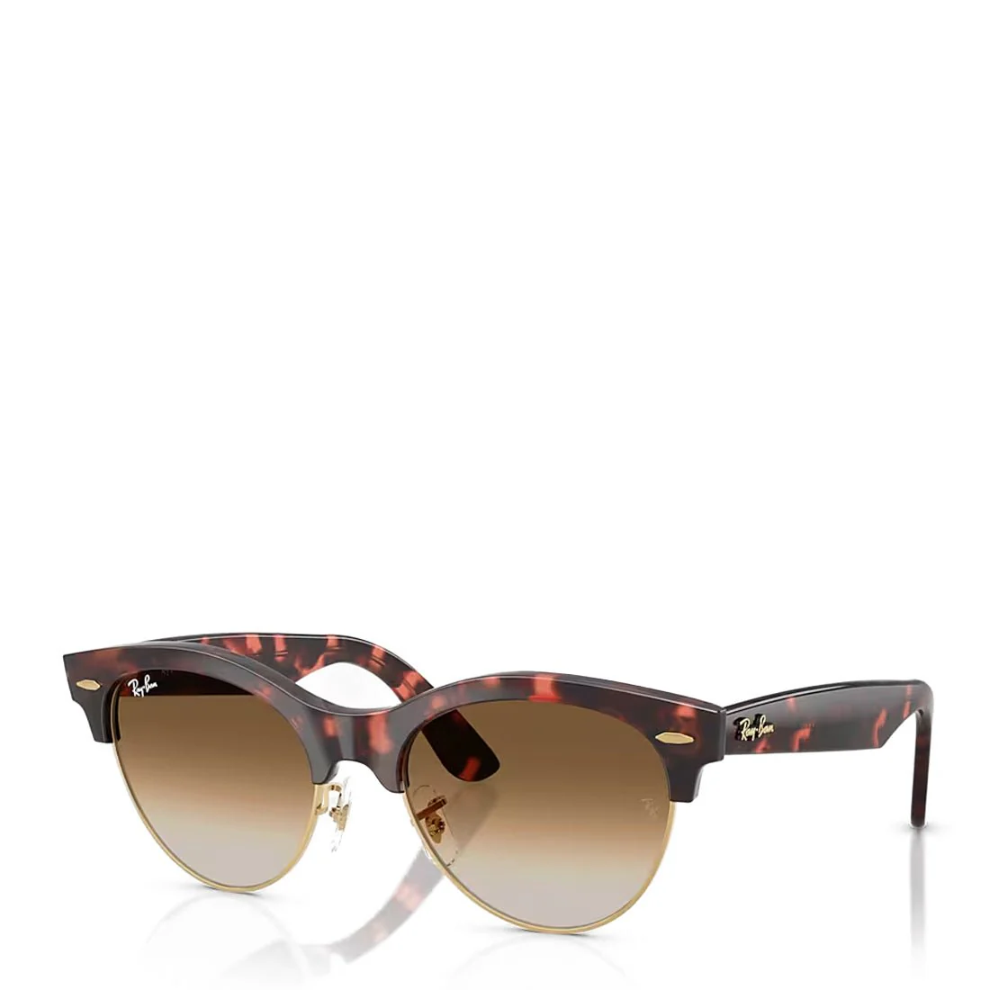 Ray-Ban RB2341 143251 54 Clubmaster Way Sunglasses Polished Pink / Tortoise Gold - Image 2